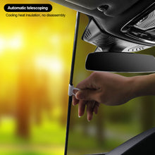 Load image into Gallery viewer, 125x58cm Car Windshield Sun Shade Stretch Sunshade Auto Window Summer Protection Heat Insulation Curtain Front Rear Shading