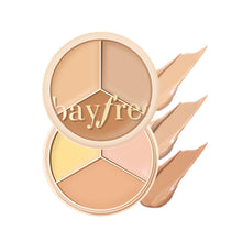 Load image into Gallery viewer, 3-Color Concealer Palette Foundation Cream Full Coverage Suit for All Skin Face Makeup Cover Dark Circles Acne Pores Cream