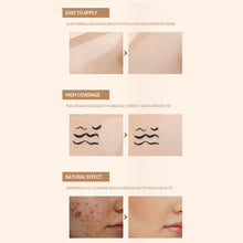 Load image into Gallery viewer, 3-Color Concealer Palette Foundation Cream Full Coverage Suit for All Skin Face Makeup Cover Dark Circles Acne Pores Cream