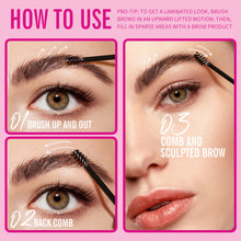 Load image into Gallery viewer, Waterproof Eyebrow Gel Styling Clear waterproof eyebrow paste Eyebrow shape glue natural and long-lasting Makeup Cosmetic