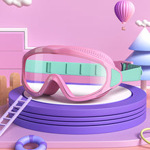Load image into Gallery viewer, Children's Large Frame HD Swimming Glasses Professional Waterproof And Anti-Fog Diving Goggles Swimming Equipment For 2-16 Years Old