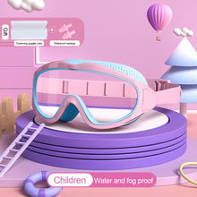 Load image into Gallery viewer, Children's Large Frame HD Swimming Glasses Professional Waterproof And Anti-Fog Diving Goggles Swimming Equipment For 2-16 Years Old