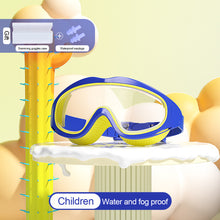 Load image into Gallery viewer, Children's Large Frame HD Swimming Glasses Professional Waterproof And Anti-Fog Diving Goggles Swimming Equipment For 2-16 Years Old