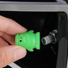 Load image into Gallery viewer, 1Pc Car Luminous Penguin Style Wheel Tire Valve Caps Tyre Rim Stem Covers Airdust Waterproof Motorcycle Bike Accessories