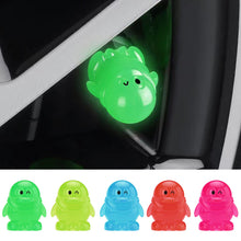 Load image into Gallery viewer, 1Pc Car Luminous Penguin Style Wheel Tire Valve Caps Tyre Rim Stem Covers Airdust Waterproof Motorcycle Bike Accessories