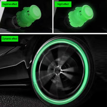Load image into Gallery viewer, 1Pc Car Luminous Penguin Style Wheel Tire Valve Caps Tyre Rim Stem Covers Airdust Waterproof Motorcycle Bike Accessories