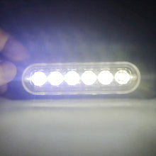 Load image into Gallery viewer, 6SMD 12V 24V Truck LED Constant Warning Light Side Marker Grille Lightbar Car Beacon Indicators Light Lamp Amber Yellow White Traffic Light