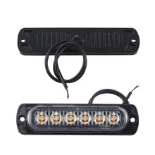 Load image into Gallery viewer, 6SMD 12V 24V Truck LED Constant Warning Light Side Marker Grille Lightbar Car Beacon Indicators Light Lamp Amber Yellow White Traffic Light