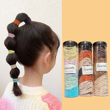 Load image into Gallery viewer, 100pcs/lot Hair bands Solid Color Elastic Rubber Band Hair band Headband Scrunchie Hair Accessories for hair
