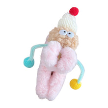 Load image into Gallery viewer, Funny Plush Twisting Stick Hair Claw Clips For Women Big Eyes Cute Sweet Hair Clip Barrette Crab Headwear Girls Hair Accessories