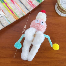 Load image into Gallery viewer, Funny Plush Twisting Stick Hair Claw Clips For Women Big Eyes Cute Sweet Hair Clip Barrette Crab Headwear Girls Hair Accessories