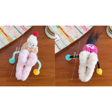 Load image into Gallery viewer, Funny Plush Twisting Stick Hair Claw Clips For Women Big Eyes Cute Sweet Hair Clip Barrette Crab Headwear Girls Hair Accessories