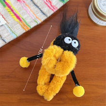 Load image into Gallery viewer, Funny Plush Twisting Stick Hair Claw Clips For Women Big Eyes Cute Sweet Hair Clip Barrette Crab Headwear Girls Hair Accessories
