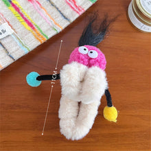 Load image into Gallery viewer, Funny Plush Twisting Stick Hair Claw Clips For Women Big Eyes Cute Sweet Hair Clip Barrette Crab Headwear Girls Hair Accessories