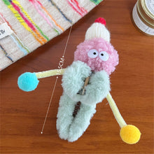 Load image into Gallery viewer, Funny Plush Twisting Stick Hair Claw Clips For Women Big Eyes Cute Sweet Hair Clip Barrette Crab Headwear Girls Hair Accessories