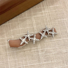 Load image into Gallery viewer, Y2k Hairpins Girls Sweet Rhinestone Pearl Love Side Bangs Hair Clip Female Ladies Barrettes Duckbill Clip Women Hair Accessories