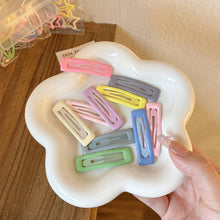 Load image into Gallery viewer, 10pcs Colorful Star BB Hair Clips Girls Y2K Cute Star Barrettes Women Simple Metal Snap Clip Headdress Hair Jewelry Accessories