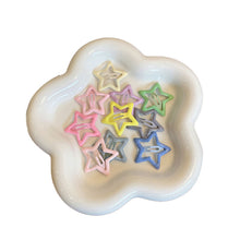 Load image into Gallery viewer, 10pcs Colorful Star BB Hair Clips Girls Y2K Cute Star Barrettes Women Simple Metal Snap Clip Headdress Hair Jewelry Accessories