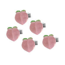 Load image into Gallery viewer, Small Rose Bow Hair Clip Girl Sweet Cute Mini Peach Rose Hairpin Romantic Bangs Barrette Fashion Cute Headdress Hair Accessories