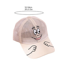 Load image into Gallery viewer, Spring And Summer Children's Baseball Caps Breathable Mesh Hats For Boys And Girls Outdoor Travel Sunhats