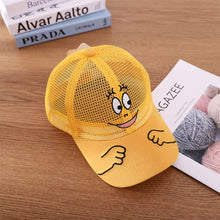 Load image into Gallery viewer, Spring And Summer Children's Baseball Caps Breathable Mesh Hats For Boys And Girls Outdoor Travel Sunhats