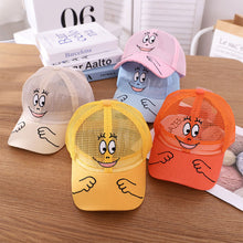 Load image into Gallery viewer, Spring And Summer Children's Baseball Caps Breathable Mesh Hats For Boys And Girls Outdoor Travel Sunhats