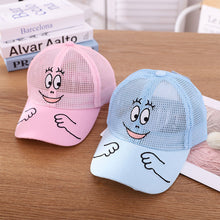 Load image into Gallery viewer, Spring And Summer Children's Baseball Caps Breathable Mesh Hats For Boys And Girls Outdoor Travel Sunhats