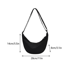 Load image into Gallery viewer, Casual Nylon Hobos Crossbody Bag for Women Designer Shoulder Bags Large Capacity Tote Lady Travel Shopper Bag Female Purses