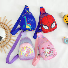 Load image into Gallery viewer, Children's Crossbody Bag Chest Bag Backpack Fashion Type Small Shoulder Handbag for Boys Girls Cute Baby Korean Waist Bag