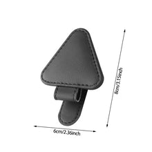 Load image into Gallery viewer, Triangle Car Sun Visor Glasses Holder Frame Auto Fastener Clip Glasses Ticket Document Holder Accessories Automobiles