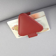 Load image into Gallery viewer, Triangle Car Sun Visor Glasses Holder Frame Auto Fastener Clip Glasses Ticket Document Holder Accessories Automobiles