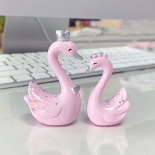 Load image into Gallery viewer, 2Pcs/Set Car Dashboard Ornaments Swan Romance Gifts for Woman Car Center Console Decoration Auto Interior Accessories