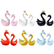 Load image into Gallery viewer, 2Pcs/Set Car Dashboard Ornaments Swan Romance Gifts for Woman Car Center Console Decoration Auto Interior Accessories