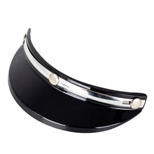 Load image into Gallery viewer, 3 Snap-Button Retro Motorcycle Helmet Sun Shade Protector Retro Open Face Flip Up Down Shield Visor Modified Parts