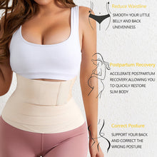 Load image into Gallery viewer, 3M/4M/5M/6M Women Waist Bandage Wrap Trimmer Belt Waist Trainer Shaperwear Tummy Control Slimming Fat Burning For Postpartum Sheath Belt
