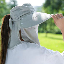 Load image into Gallery viewer, 1Pc Summer Sun Hats UV Protection Outdoor Fishing Cap for Women Hiking Camping Working Visor Bucket Hat Removable Fishing Hat