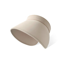 Load image into Gallery viewer, Foldable Sun Hats Female Summer Hat Visors Empty Top Hat Wide Large Brim Beach Hats Beach Protection Caps Women