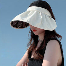 Load image into Gallery viewer, 1Pc Women's Summer Anti-uv Glacier Cap Shell Sun Hat Large Brim Sun Protection Hat Breathable Comfortable Outdoor Beach
