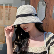 Load image into Gallery viewer, 1Pc Spring and Autumn New Women's Japanese Style Fresh Knitted Fisherman Summer Mesh Breathable Bucket Hat