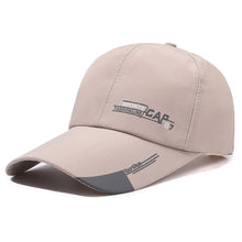 Load image into Gallery viewer, 1Pc Sports Cap Mens For Fish Outdoor Fashion Line Baseball Long Visor Brim Shade Snapback Sun Hat