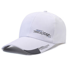 Load image into Gallery viewer, 1Pc Sports Cap Mens For Fish Outdoor Fashion Line Baseball Long Visor Brim Shade Snapback Sun Hat