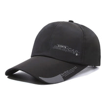 Load image into Gallery viewer, 1Pc Sports Cap Mens For Fish Outdoor Fashion Line Baseball Long Visor Brim Shade Snapback Sun Hat