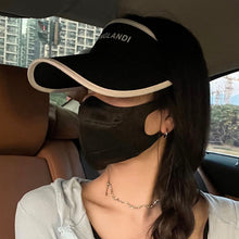 Load image into Gallery viewer, 1Pc Ice Silk Sun Hats Women Empty Top Baseball Cap Sunscreen Uv Protection Visors Outdoor Riding Running Sports Shades