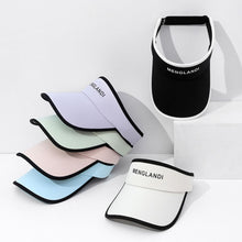 Load image into Gallery viewer, 1Pc Ice Silk Sun Hats Women Empty Top Baseball Cap Sunscreen Uv Protection Visors Outdoor Riding Running Sports Shades