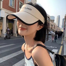 Load image into Gallery viewer, 1Pc Ice Silk Sun Hats Women Empty Top Baseball Cap Sunscreen Uv Protection Visors Outdoor Riding Running Sports Shades