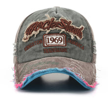 Load image into Gallery viewer, Retro Letter Embroidery Baseball Caps Spring Summer Men Women Cotton Adjustable Casual Hat Hip Hop Streetwear Sun Hats