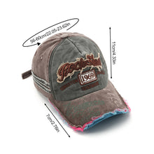 Load image into Gallery viewer, Retro Letter Embroidery Baseball Caps Spring Summer Men Women Cotton Adjustable Casual Hat Hip Hop Streetwear Sun Hats