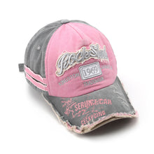 Load image into Gallery viewer, Retro Letter Embroidery Baseball Caps Spring Summer Men Women Cotton Adjustable Casual Hat Hip Hop Streetwear Sun Hats