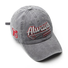 Load image into Gallery viewer, Retro Letter Embroidery Baseball Caps Spring Summer Men Women Cotton Adjustable Casual Hat Hip Hop Streetwear Sun Hats