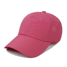 Load image into Gallery viewer, Quick Dry Baseball Cap Outdoor Sports Mesh Breathable Hat For Men Portable Hiking Fishing Sunbonnet Golf Adjustable Cap
